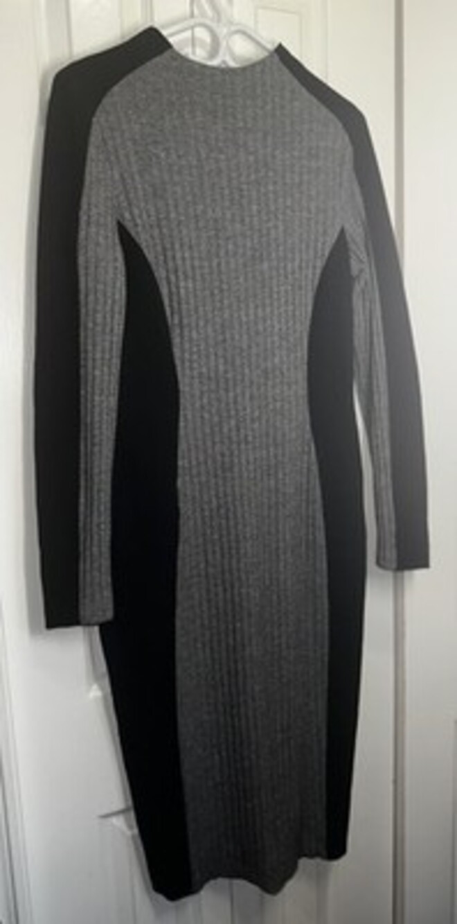 Maggy London Colorblock Ribbed Knit Sheath Dress #196